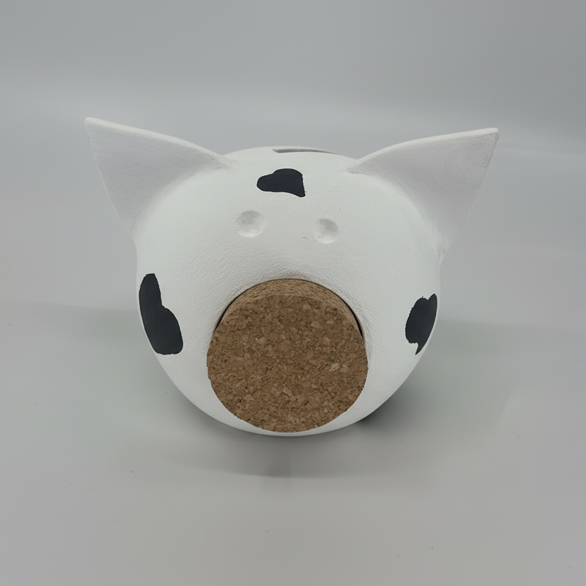 Queen of Hearts | Handmade Ceramic Piggy Bank-3
