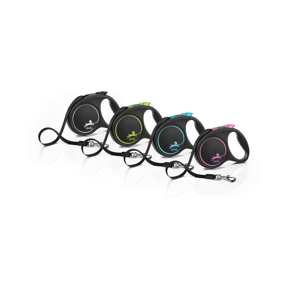 Dog Lead Flexi Design Green L-2