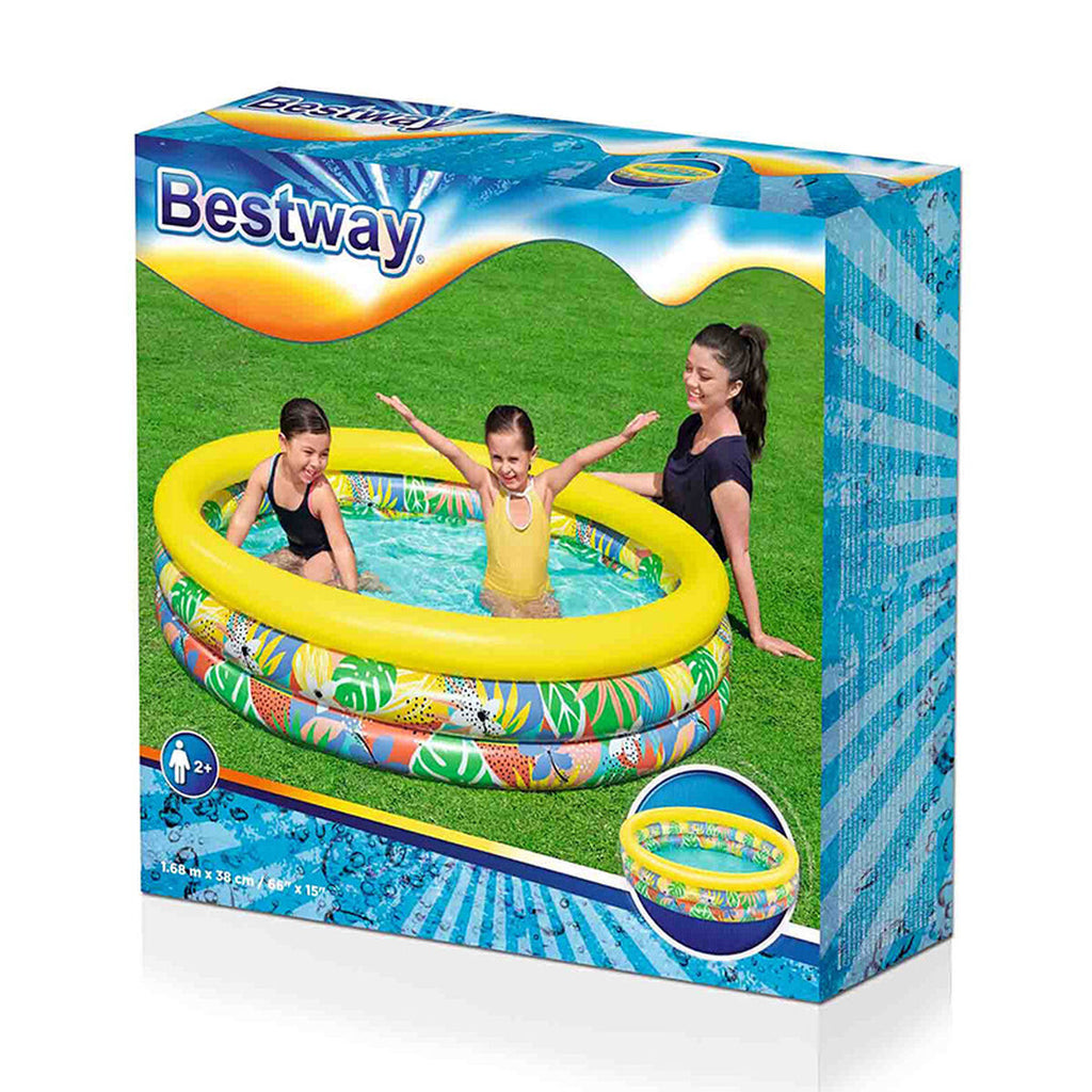 Inflatable Paddling Pool for Children Bestway 168 x 38 cm-12