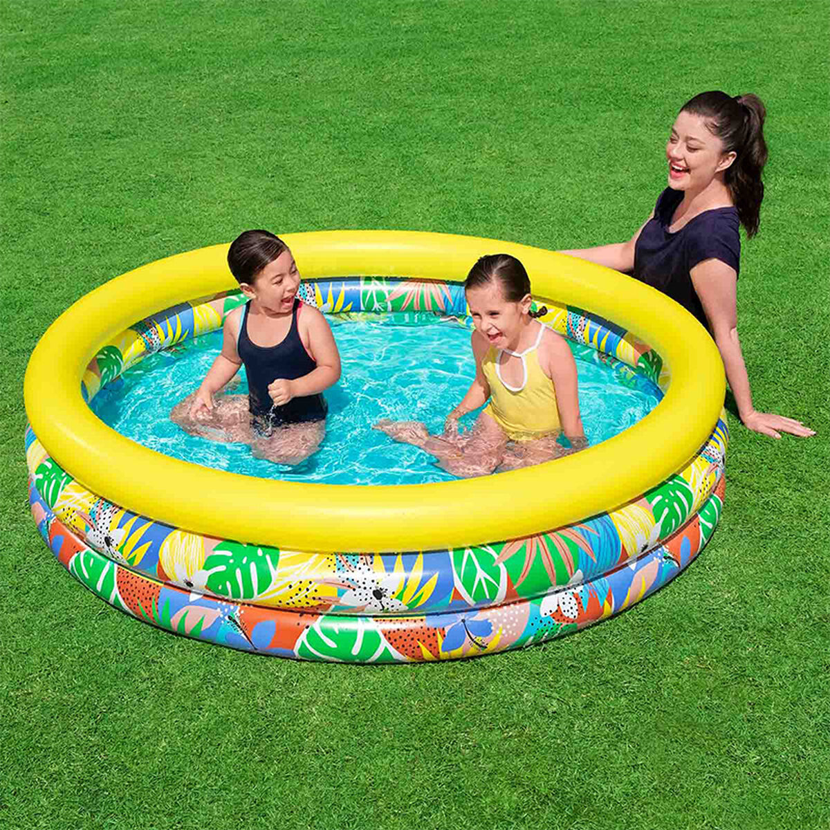 Inflatable Paddling Pool for Children Bestway 168 x 38 cm-11