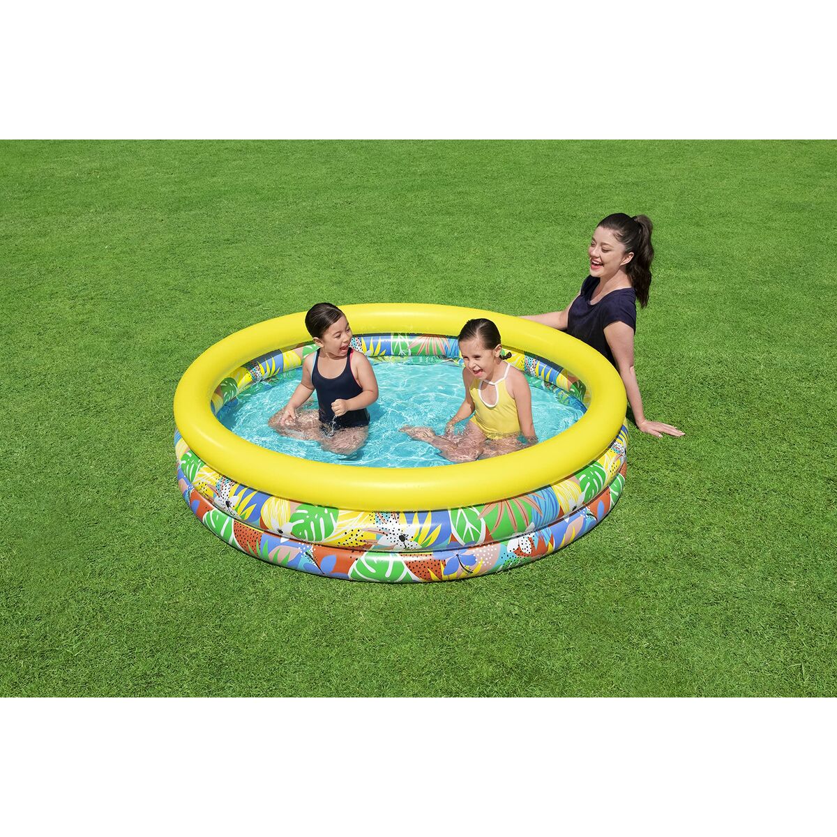 Inflatable Paddling Pool for Children Bestway 168 x 38 cm-1