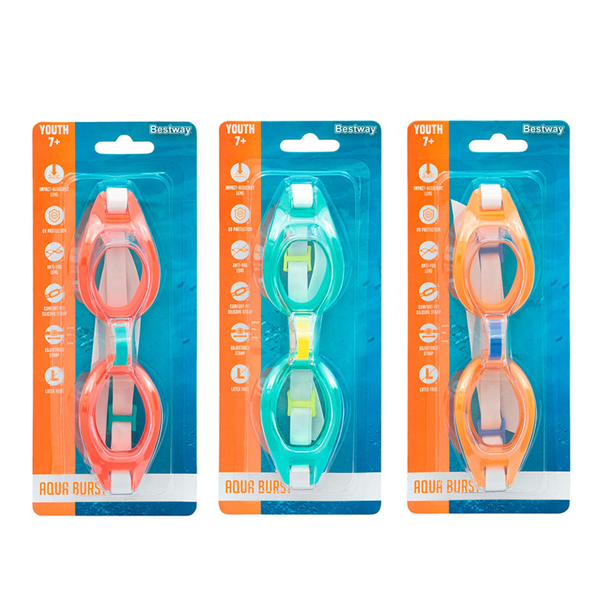 Children's Swimming Goggles Bestway Pink-1