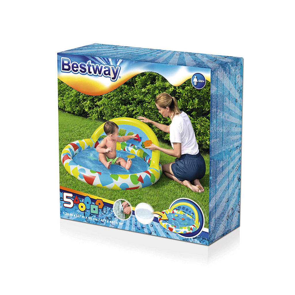 Inflatable Paddling Pool for Children Bestway 120 x 117 x 46 cm 45 L-20