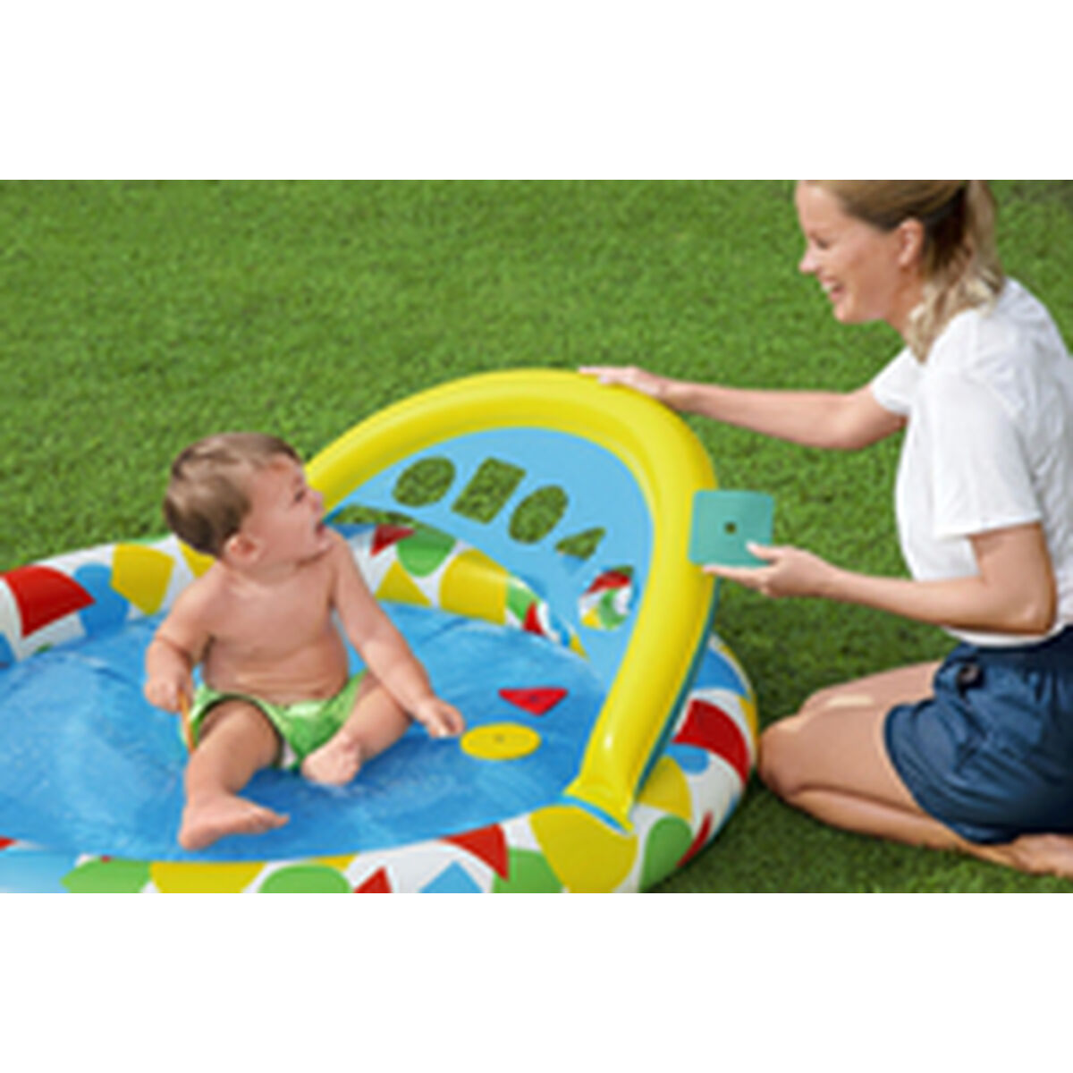 Inflatable Paddling Pool for Children Bestway 120 x 117 x 46 cm 45 L-10