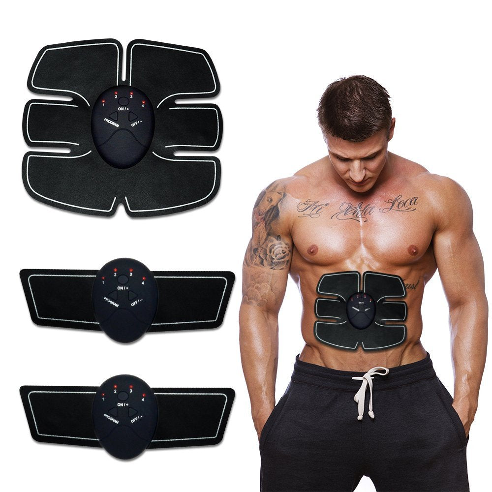 Aparat fitness cu electrostimulare pentru abdomen si brate-0