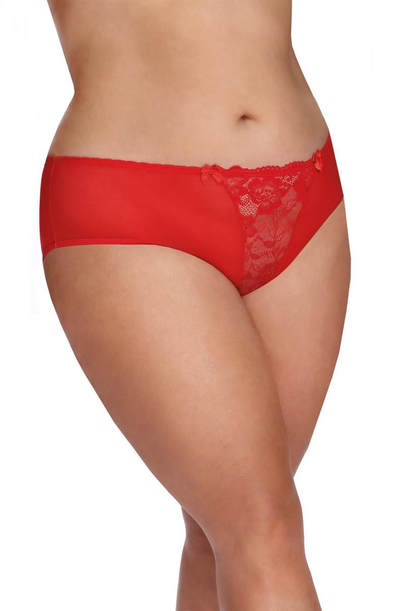 roter Knickers mit Spitze AA052955 - 5XL/6XL-0