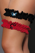 schwarzes Strumpfband M/1061 Iga XXL/XXXL von Andalea Dessous-0