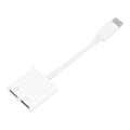 Adaptor HF, Redare Muzica si Incarcare Dispozitive Simultan, Type-C, Alb