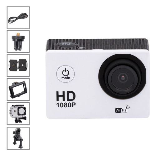 Camera de Actiune, Full HD, Wifi, 30 Fps, Display 2 inch, 5 MP, Silver