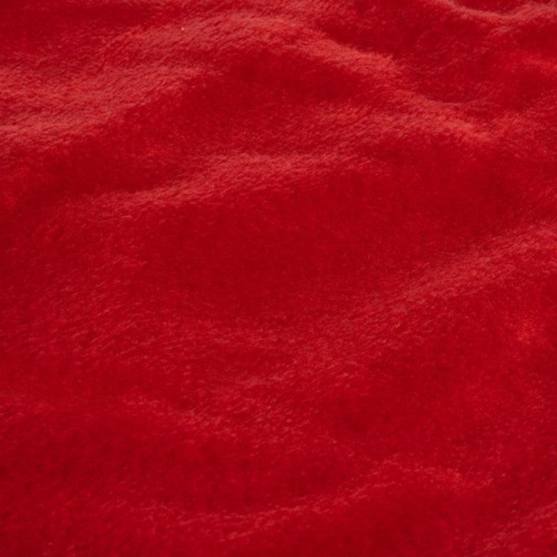 Covoras pentru Pomul de Craciun, Poliester, Rosu cu Alb, 90 cm