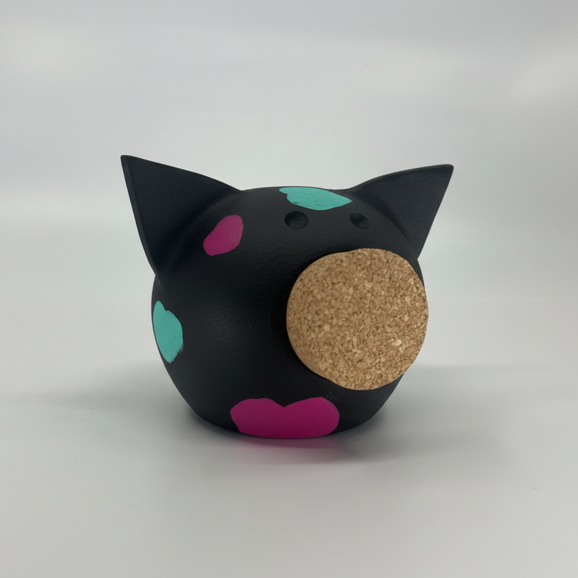 Joy of Hearts | Handmade Ceramic Piggy Bank-0
