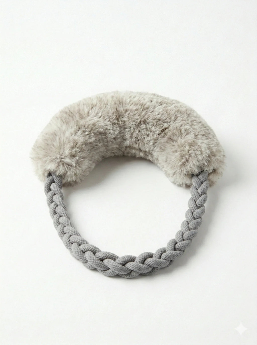 Wool Loop Tug Toy - Grey-1
