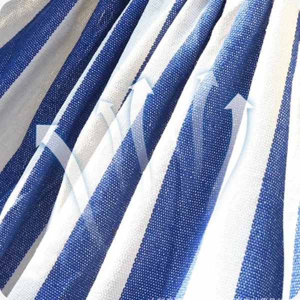 Hamac de Gradina Mercaton cu Suport de Lemn Anti-Incalcire, Sac Transport si Accesorii Montaj Incluse, Maxim 180 Kg, Multicolor, 280 x 80 cm