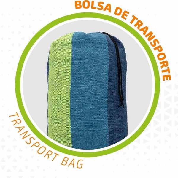 Hamac Mercaton din Bumbac Textil, Maxim 120 Kg, Multicolor, 185 x 80 cm