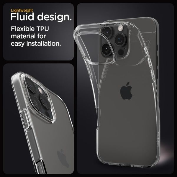 Husa Flexibia pentru iPhone 16 Pro, Clear View, Silicon, Grosime 2 mm, Anti-Alunecare, Anti-Galbenire, Transparenta