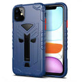 Husa de Protectie Mercaton pentru Samsung A20E, HardCase, cu Suport pentru Telefon, Albastru