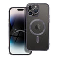 Husa pentru iPhone 16 Pro, TPU, Protectie si pentru Camera, MagSafe, Anti-Alunecare, Anti-Galbenire, Transparenta cu Margine Neagra