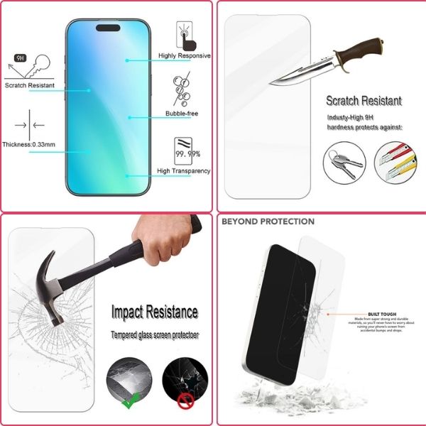 Husa si Folie Protectie pentru iPhone 16 Pro TPU, Protectie si pentru Camera, MagSafe, Anti-Alunecare, Anti-Galbenire, Transparenta cu Margine Neagra