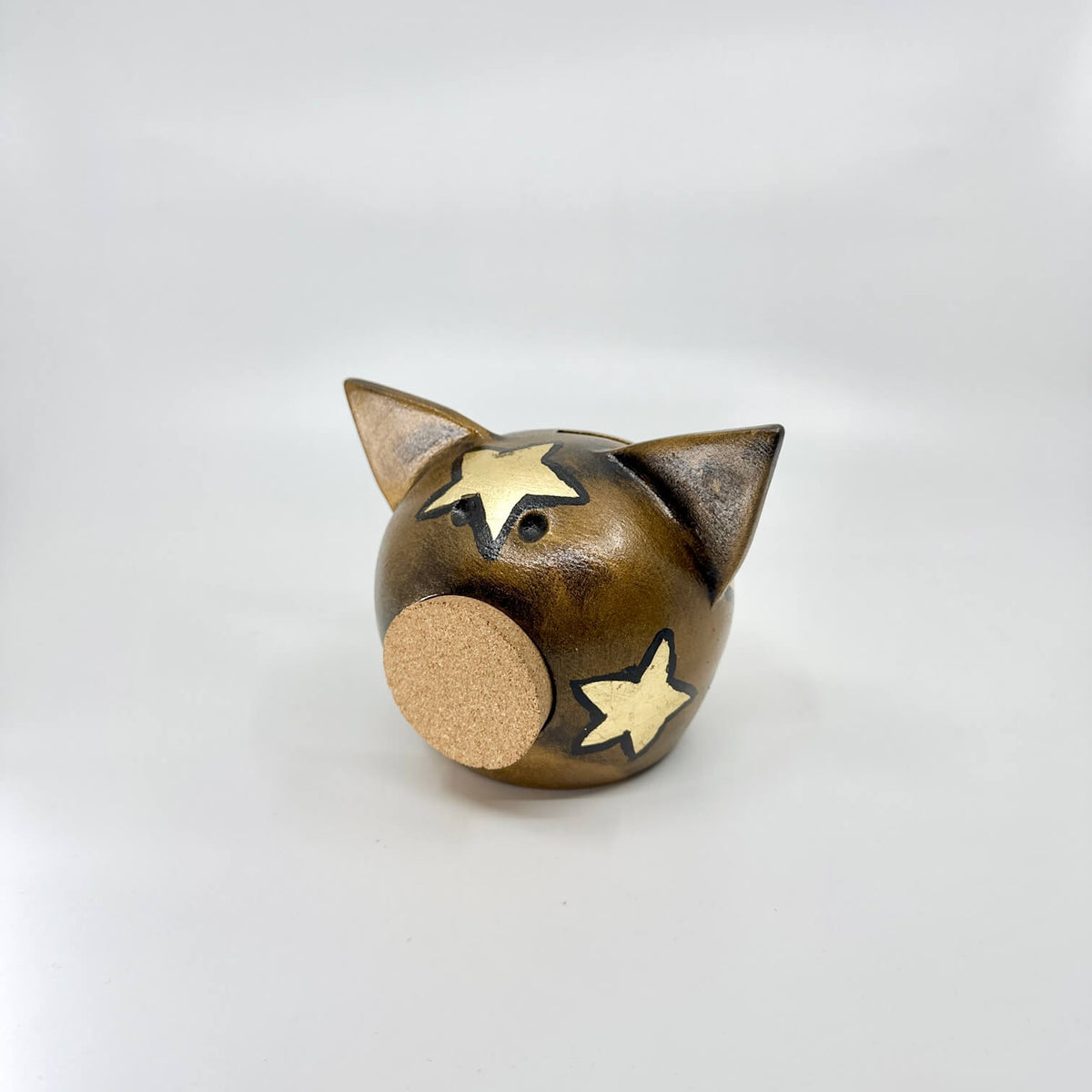 Golden STARS | Handmade Piggy Bank-0