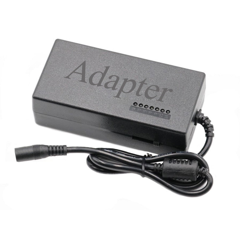 Incarcator Universal pentru Laptop cu 8 Capete de Mufare, 12-24V, 96W, Negru