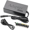 Incarcator Universal pentru Laptop cu 8 Capete de Mufare, 12-24V, 96W, Negru