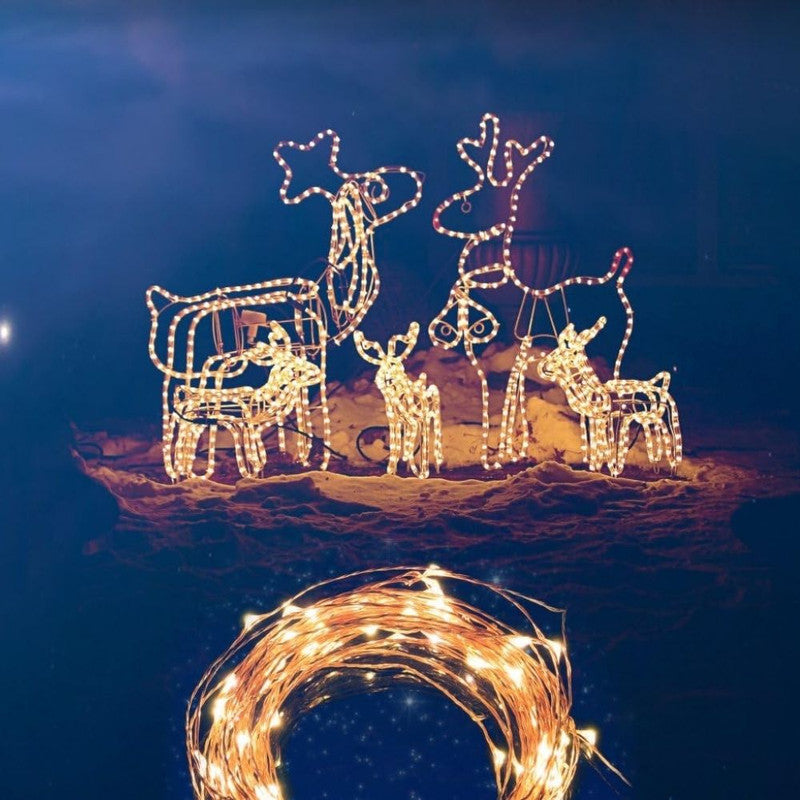 Instalatie luminoasa de Craciun cu Telecomanda si Temporizator, 300 LED-uri, Alimentare USB, 8 Moduri de Iluminare, Rezistenta la umezeala, 30 m , Multicolor