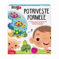 Joc Educativ din 4 Tablouri de Bord, Potriveste Formele, + 2 Ani