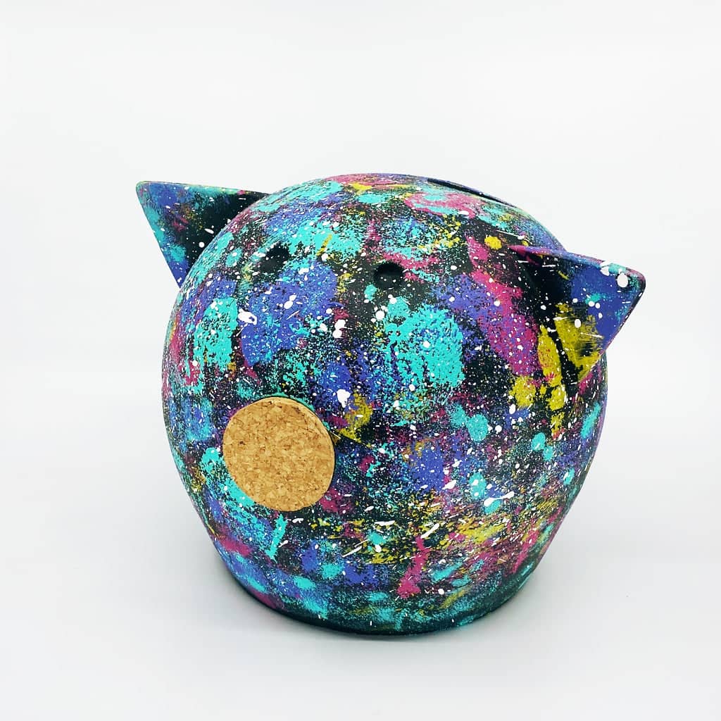 Ceramic Handmade Space Piggy Banks-7