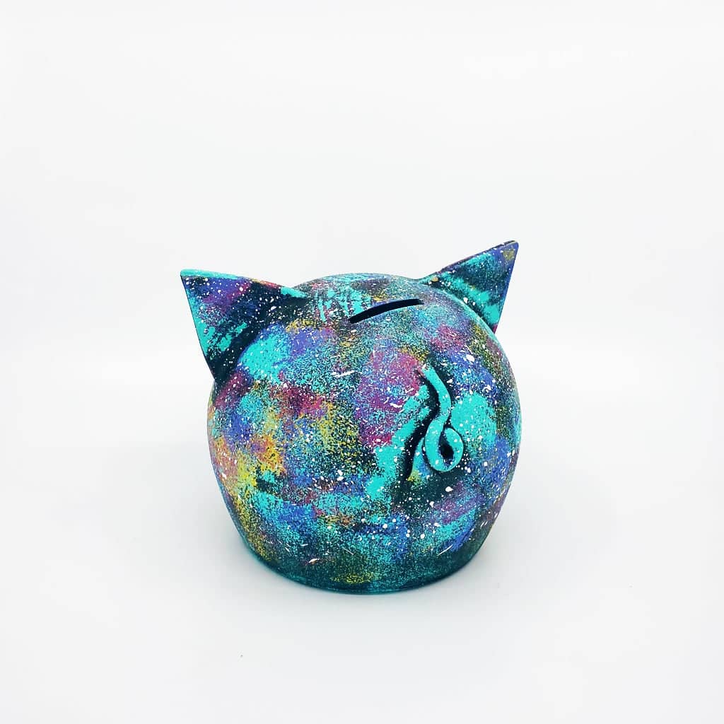 Ceramic Handmade Space Piggy Banks-2