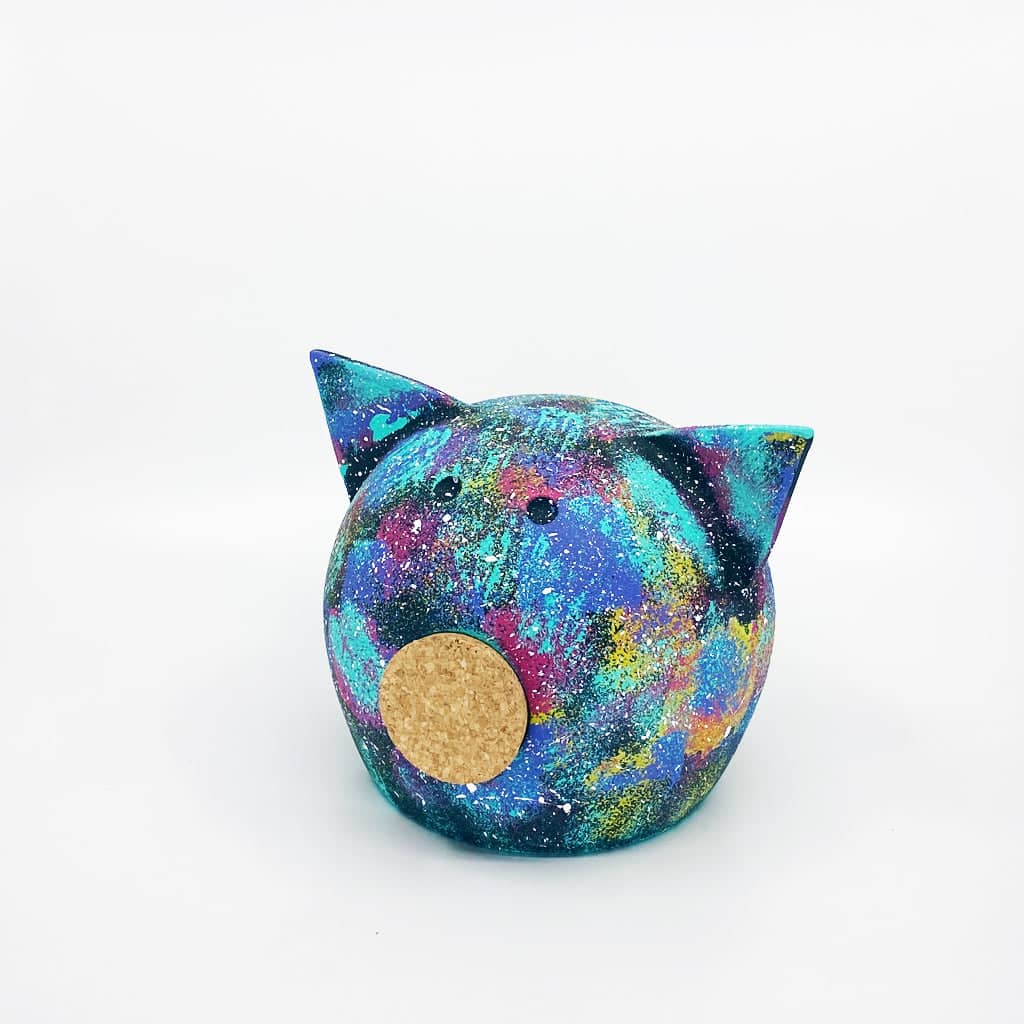 Ceramic Handmade Space Piggy Banks-1