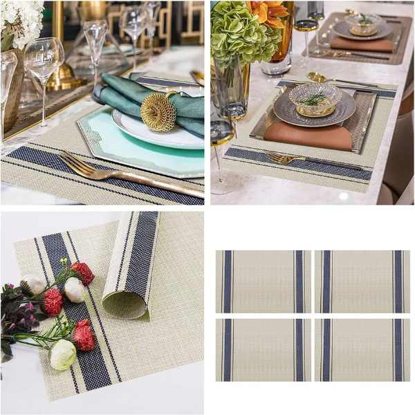 Napron de Masa Mercaton din PVC, Rezistent la Apa, Dreptunghiular, 30×45 cm, Bej