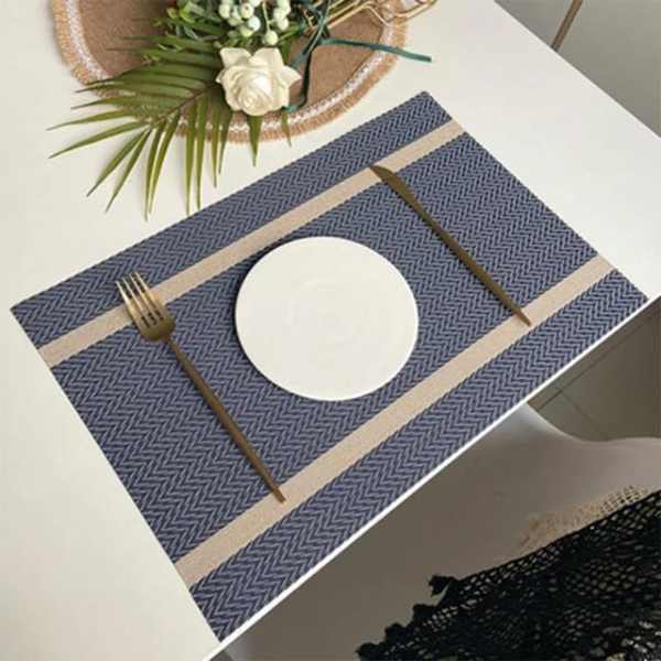 Napron de Masa Mercaton din PVC, Rezistent la Apa, Dreptunghiular, 30×45 cm, Bleumarin