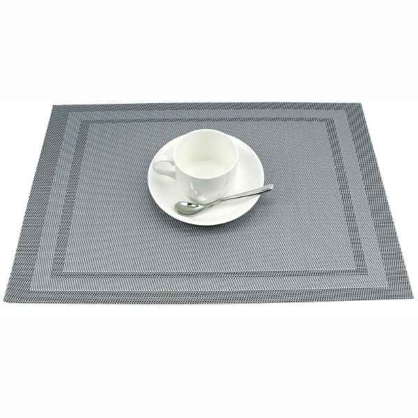 Napron Mercaton pentru Masa, PVC, Rezistent la Caldura, 30 x 45 cm, Gri