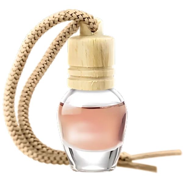 Odorizant Auto in Sticla cu Snur si Capac din Lemn, Aroma Angel, 8 ml