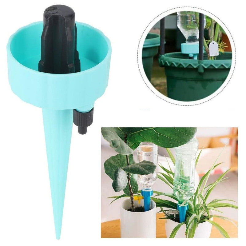 Picurator cu valva pentru irigare, Debit de apa reglabil, pentru plante de interior, PP, 16.5 cm