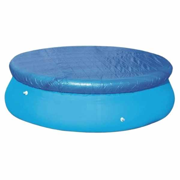 Prelata Universala Mercaton, pentru Acoperire Piscine Gonflabile Rotunde cu Diametru 244 cm, Material PVC, Impermeabila, Albastru