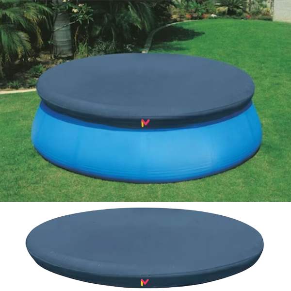 Prelata Universala, Mercaton pentru Acoperire Piscine Rotunde cu Diametru 305 cm, Material PVC, Impermeabila, Blue