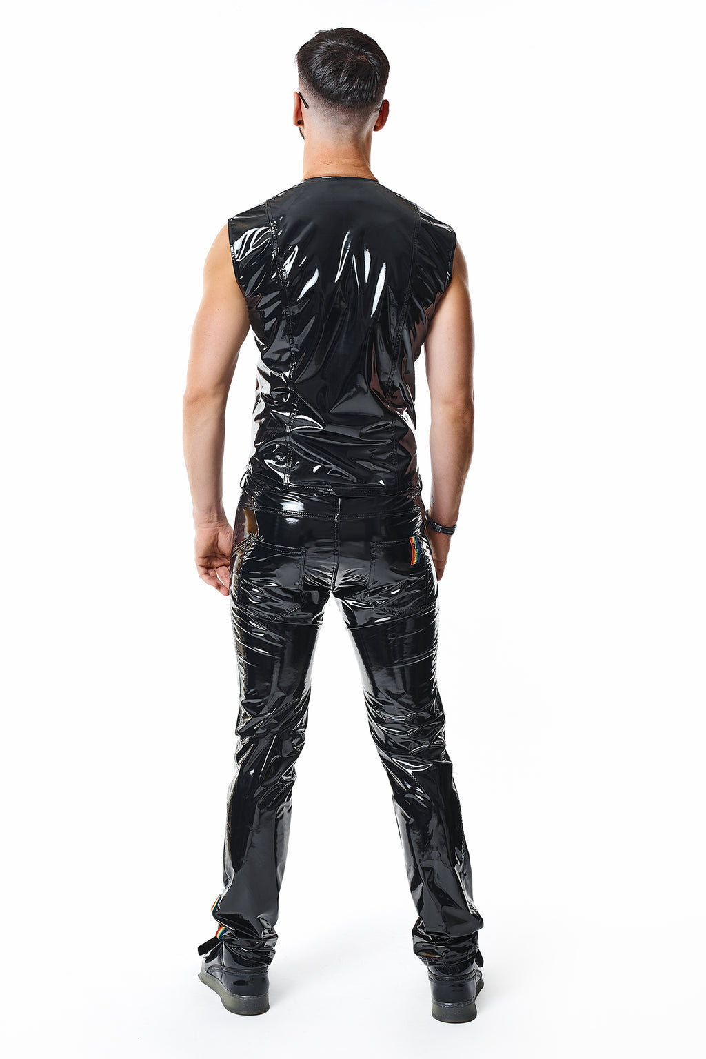 PVC Herren Weste RMTaddeoRBW schwarz - 2XL-4