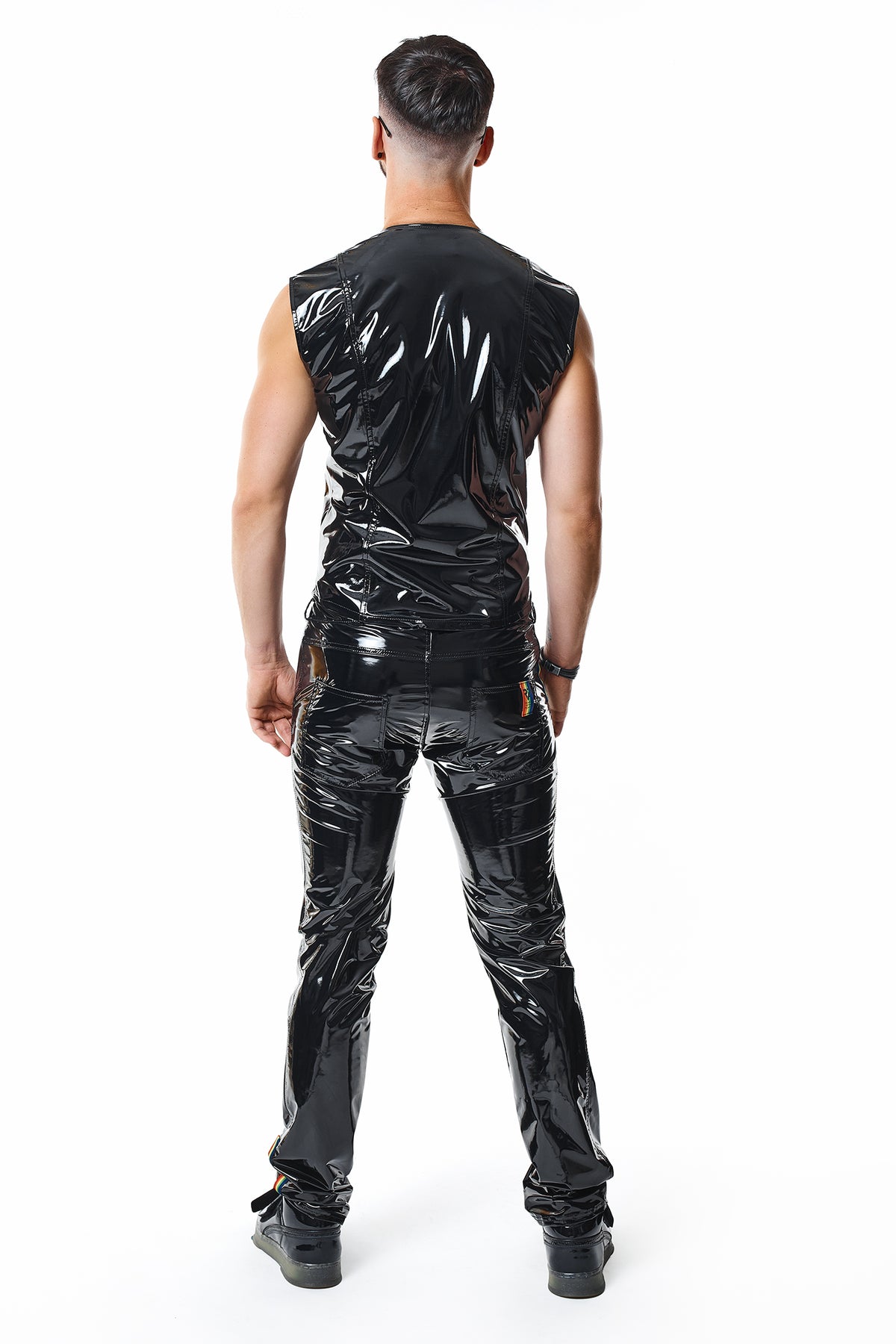 PVC Herren Weste RMTaddeoRBW schwarz - 2XL-4