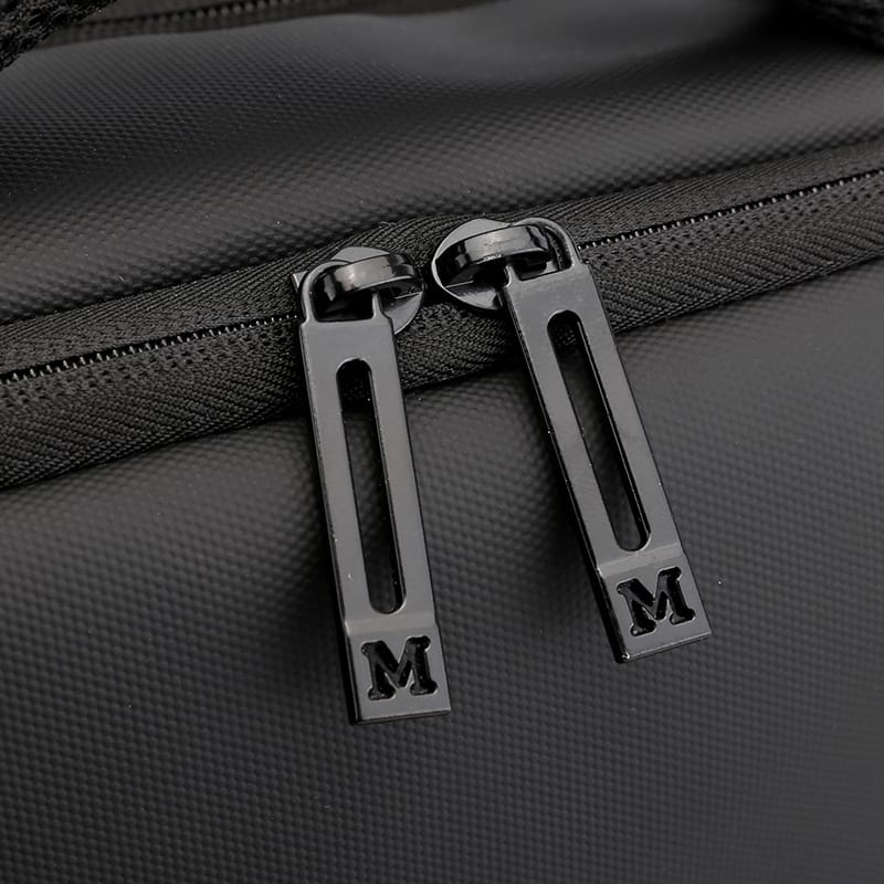 Rucsac extensibil Mercaton, compatibil cu laptop-uri pana la 17.3″, Port USB, Waterproof, Travel Size, Negru