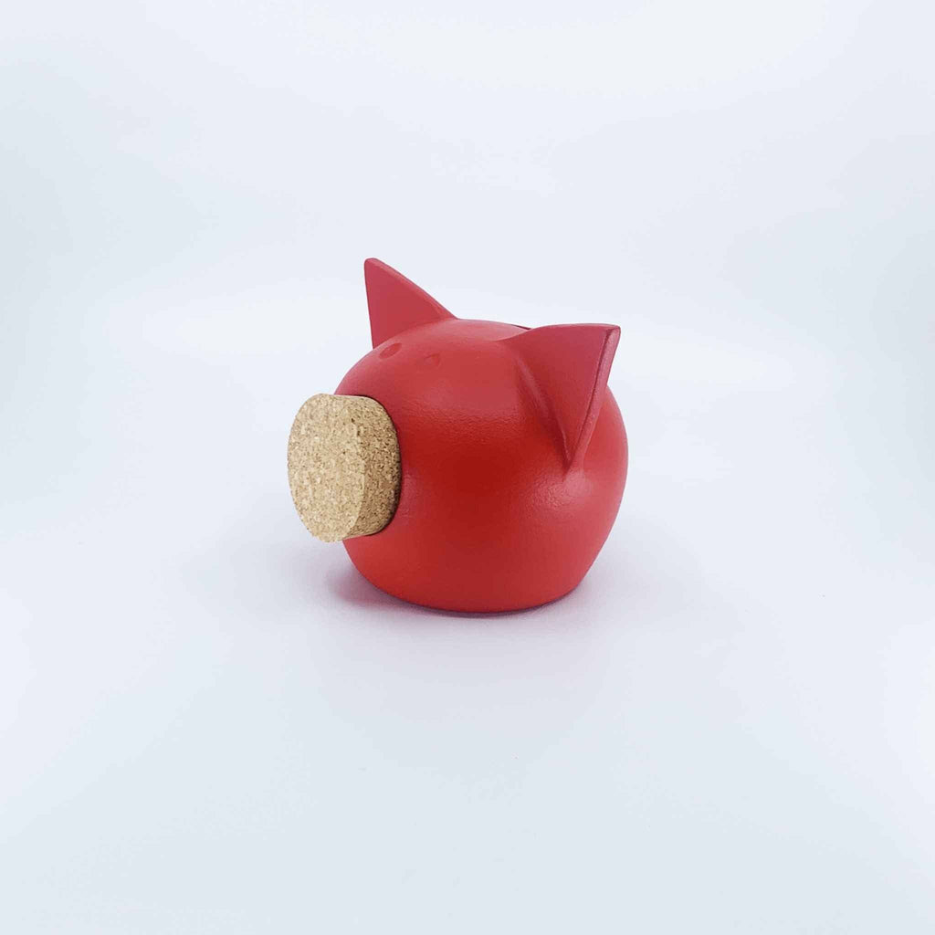 Handmade Ceramic Blackboard Piggy Bank - The Chalk Collection-4