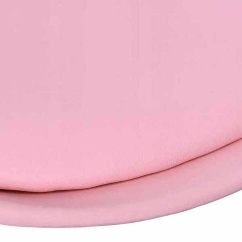 Scaun de Birou cu 5 Roti din Cauciuc, Perna din Piele Ecologica si Sezut din PP, Cadru Aluminiu, 50 x 60 x 89 cm, Roz si Casti Wireless cu LED si Slot Card, Model Urechi Pisica, Roz