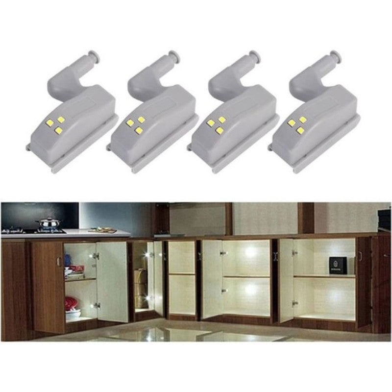 Set 35 buc Balamale pentru mobilier cu iluminare LED, Gri, 7.5 x 4 x 2 cm