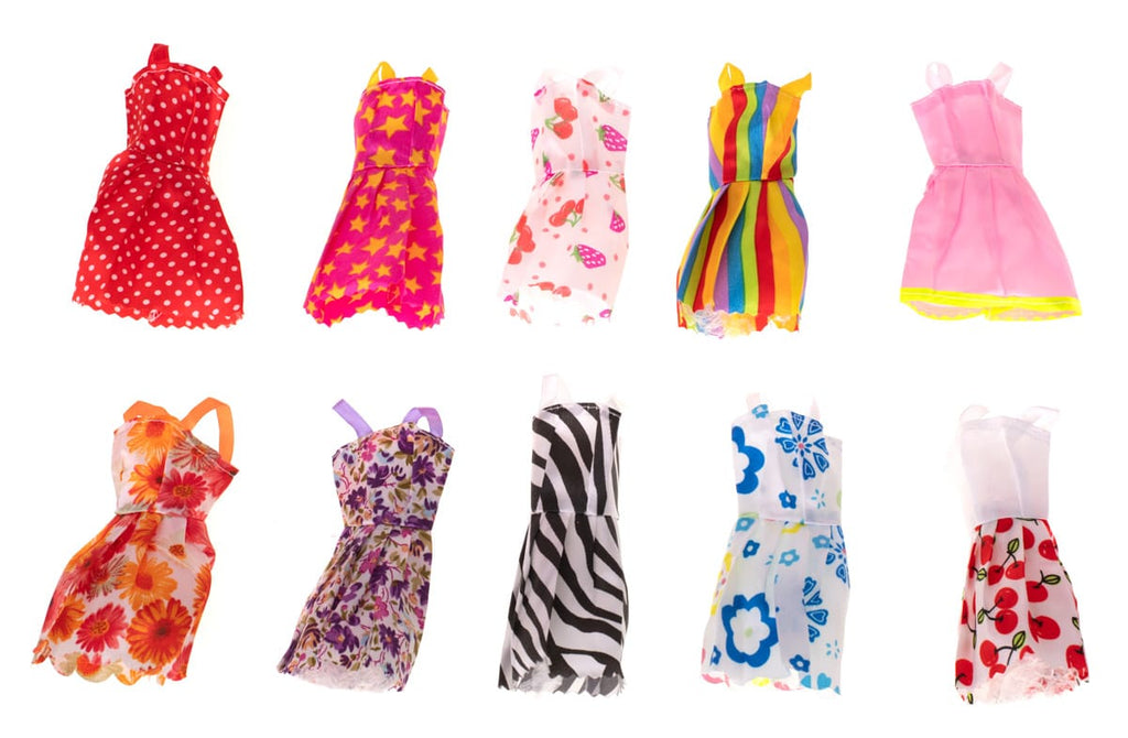 Set 85 haine si accesorii pentru papusi, 3 ani +, Multicolor