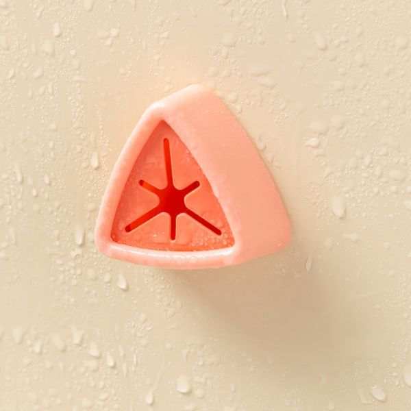 Suport Autoadeziv Mercaton pentru Prosoape, Plastic, Tip Agatatoare, Impermeabil, Sistem Push Free, Montaj pe Perete, 5 x 2.3 cm, Roz
