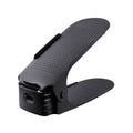 Suport antiderapant si ajustabil pentru depozitare o pereche de incaltaminte, PP, 6×25.5×11/17 cm, Negru