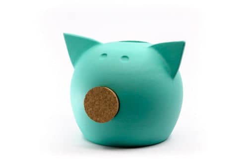 Handmade Ceramic Blackboard Piggy Bank - The Chalk Collection-33