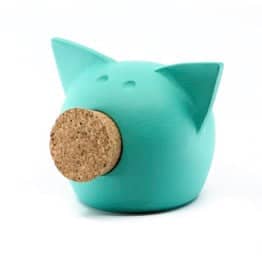 Handmade Ceramic Blackboard Piggy Bank - The Chalk Collection-31