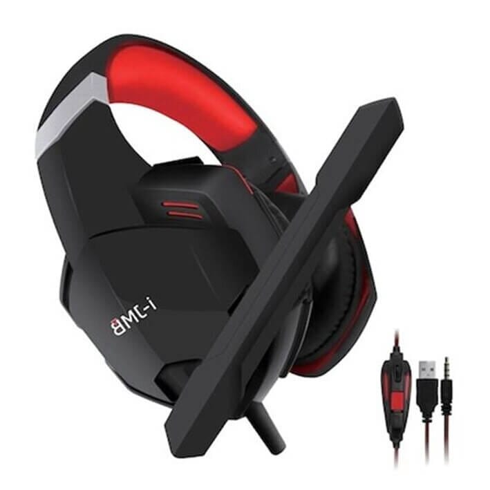 Casti Gaming Lizard, Premium, Microfon inclus, Reglaj pe Fir, Adaptor si Minijack